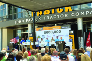 Event in front of the John Fabick tractor company.