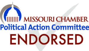 Missouri Chamber Political Action Committee Endorsed logo.
