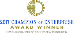 2017 Champion of Enterprise award winner graphic.