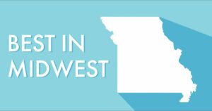 Best in Midwest graphic with map.