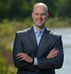 Tony Luetkemeyer photographed in suit.