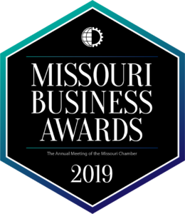 Missouri Business Awards 2019 logo.