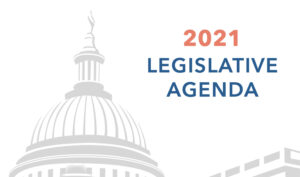 2021 legislative agenda graphic.