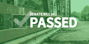 Senate bill 262 passed green graphic.