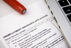 Unemployment insurance application form.