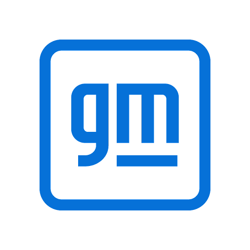 General Motors small blue logo.