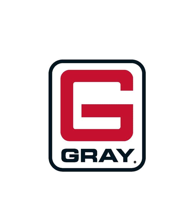 Gray manufacturing logo