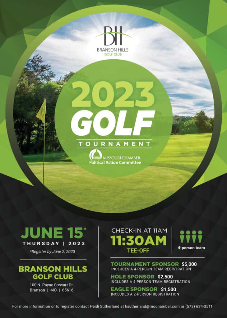 PAC Golf Tournament Flyer