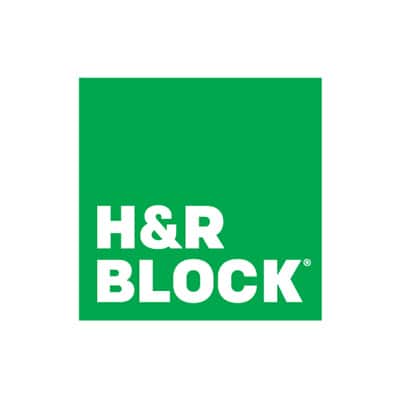 Green square H&R Block logo